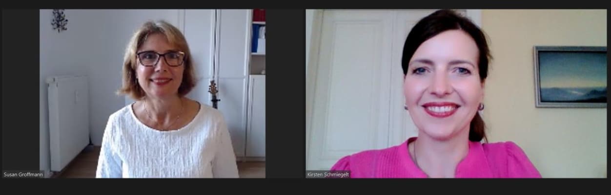 Im Gespräch – diesmal auf der anderen Seite: Zu Gast bei Susan Groffmann